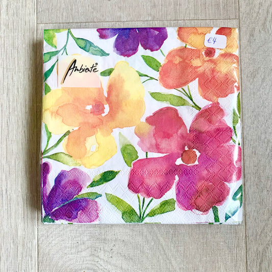 Serviettes « Happy bloomers »