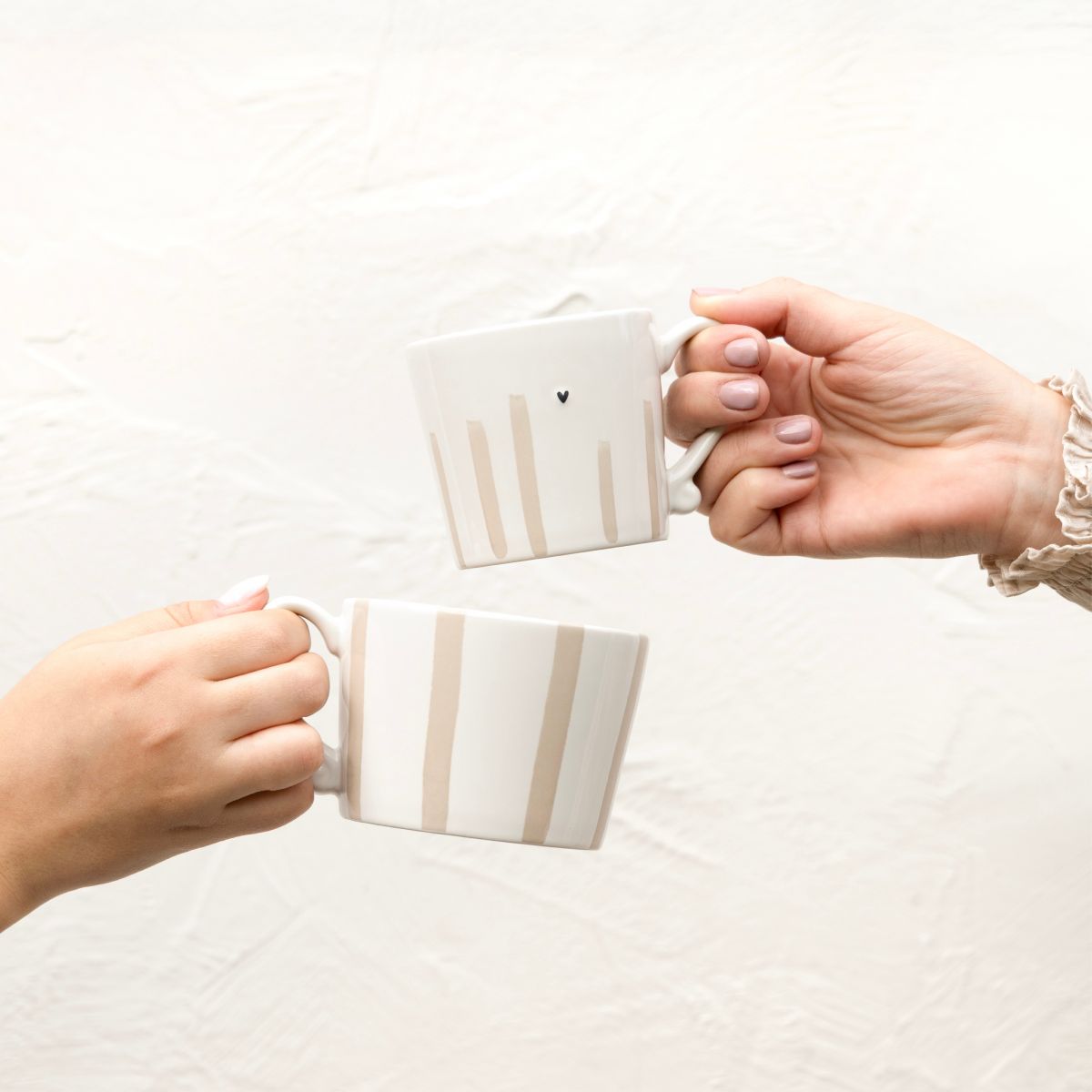 Tasse haute big stripes natural