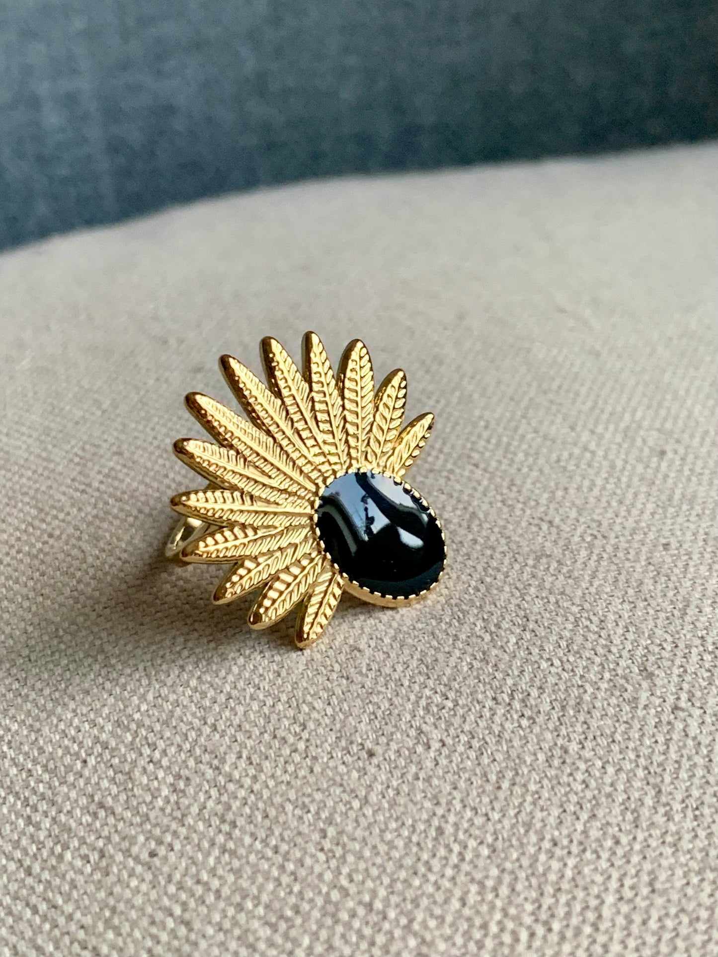 Bague « Alberta noir »