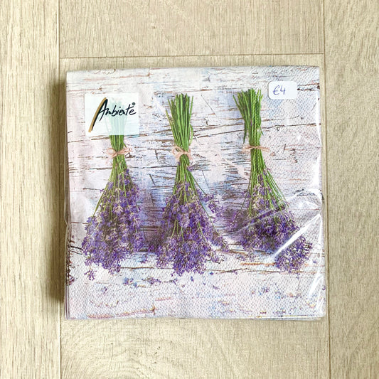 Serviettes « lavender bouquets »