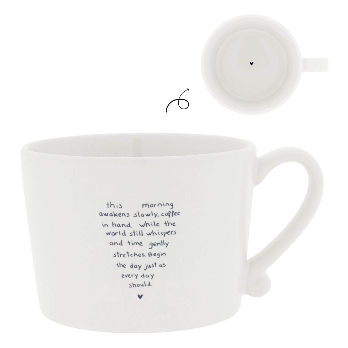 Mug heart in words
