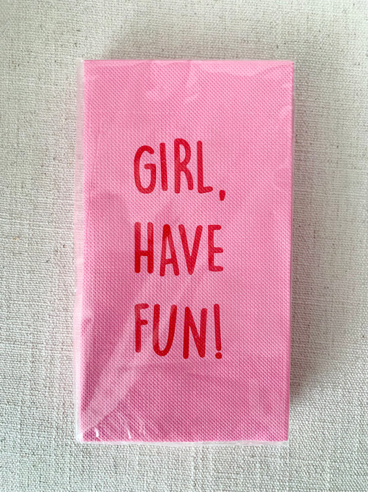 Serviettes Girl, have fun !