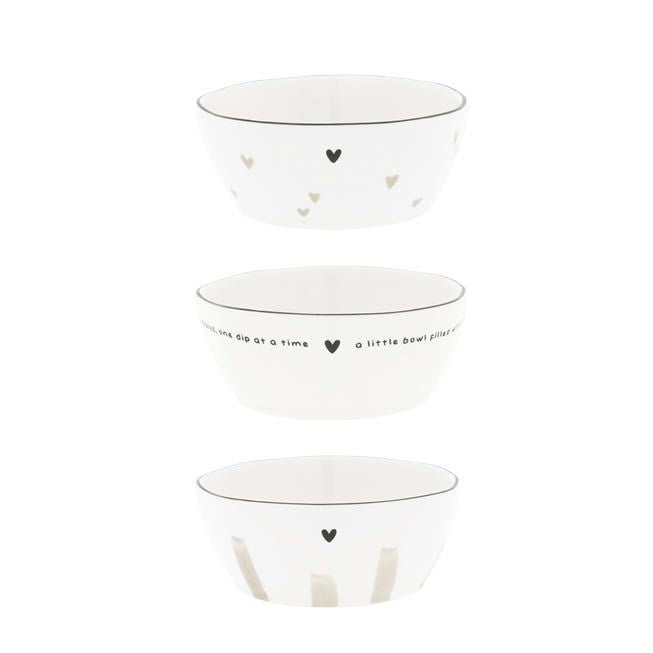 Set de 3 bols (beige)
