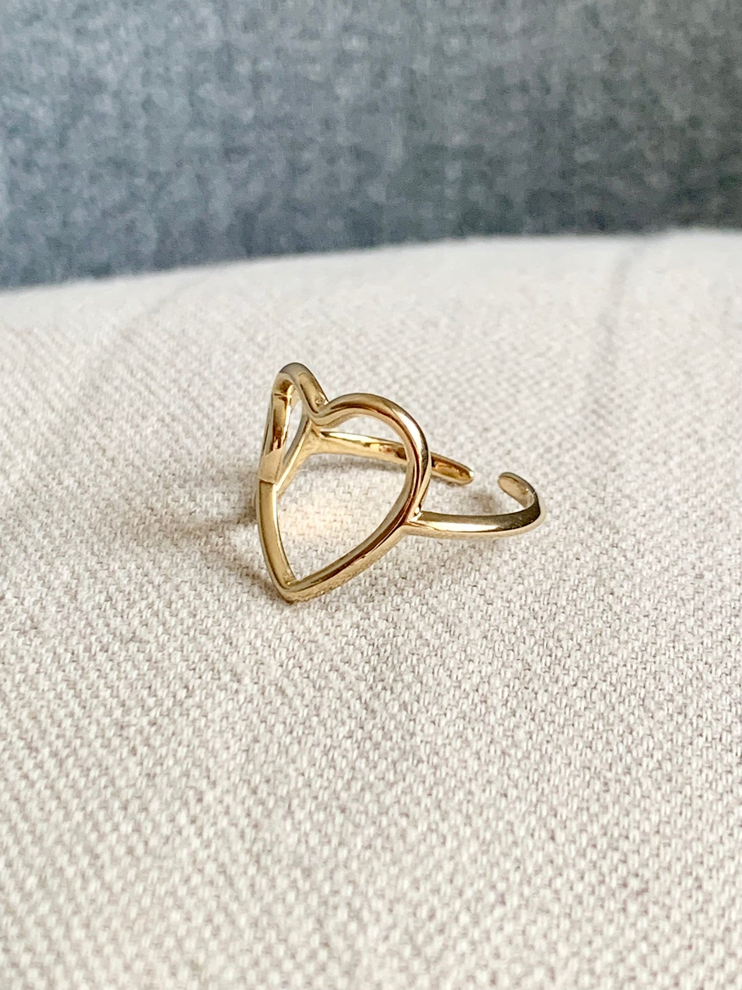 Bague « double coeur »