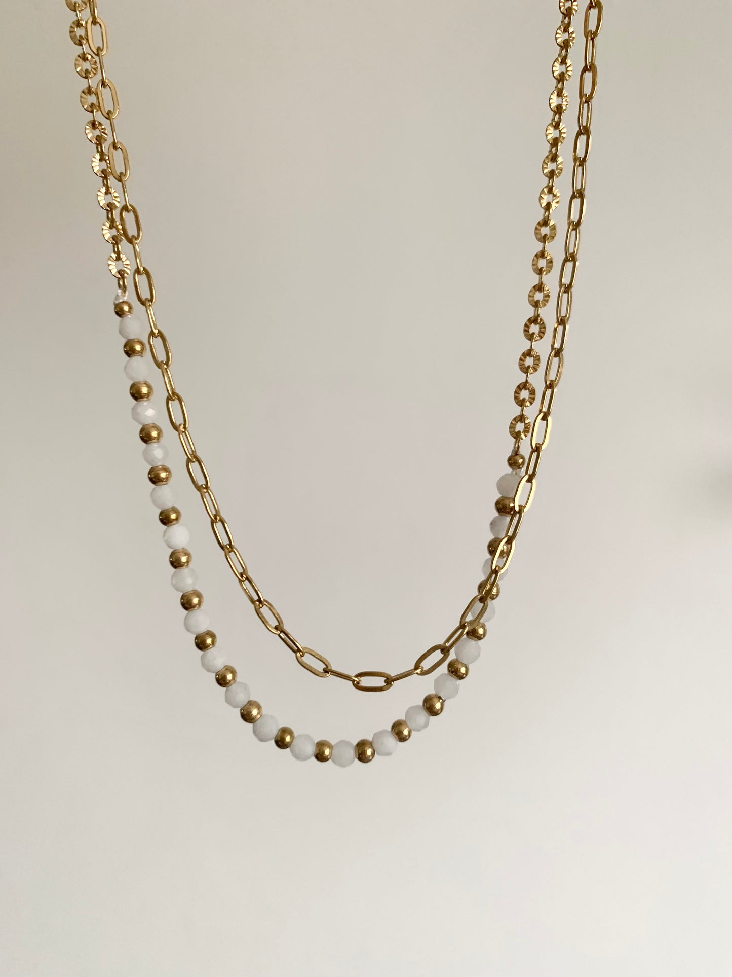 Collier double rang Vanina