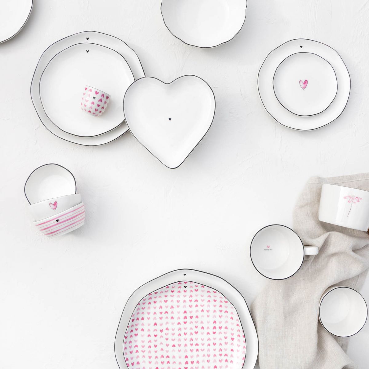 Set de 3 bols (rose)