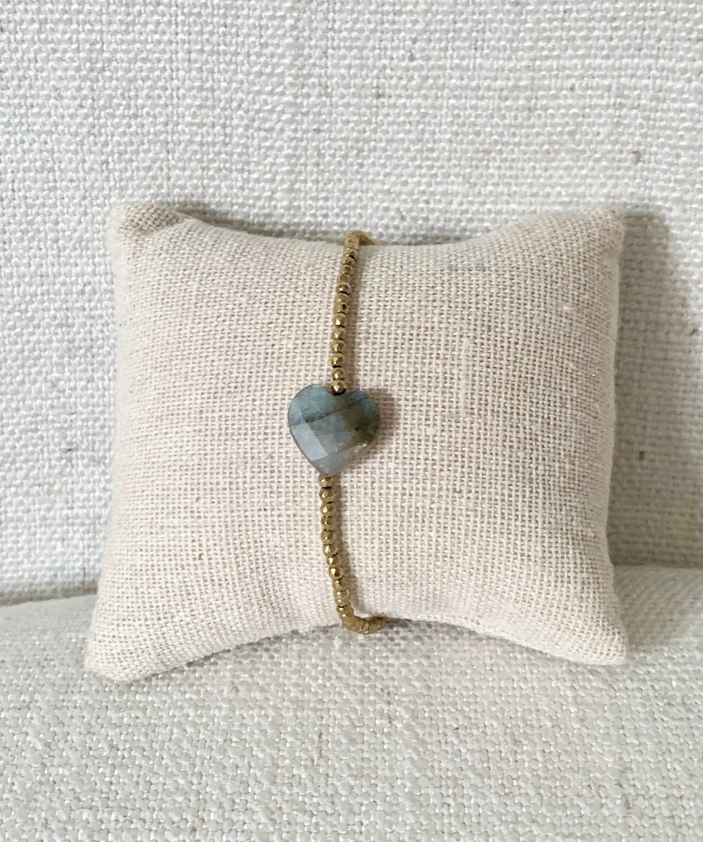 Cœur de pierre Labradorite