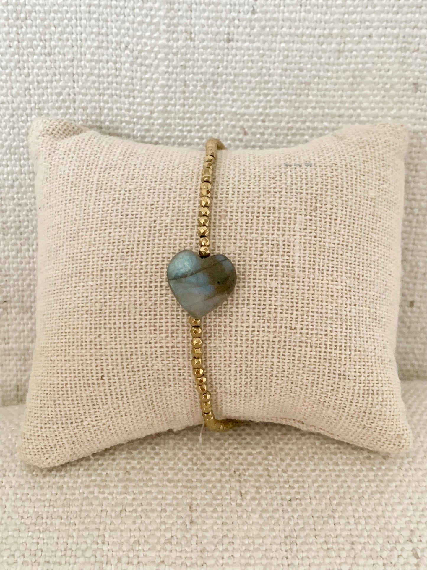 Cœur de pierre Labradorite