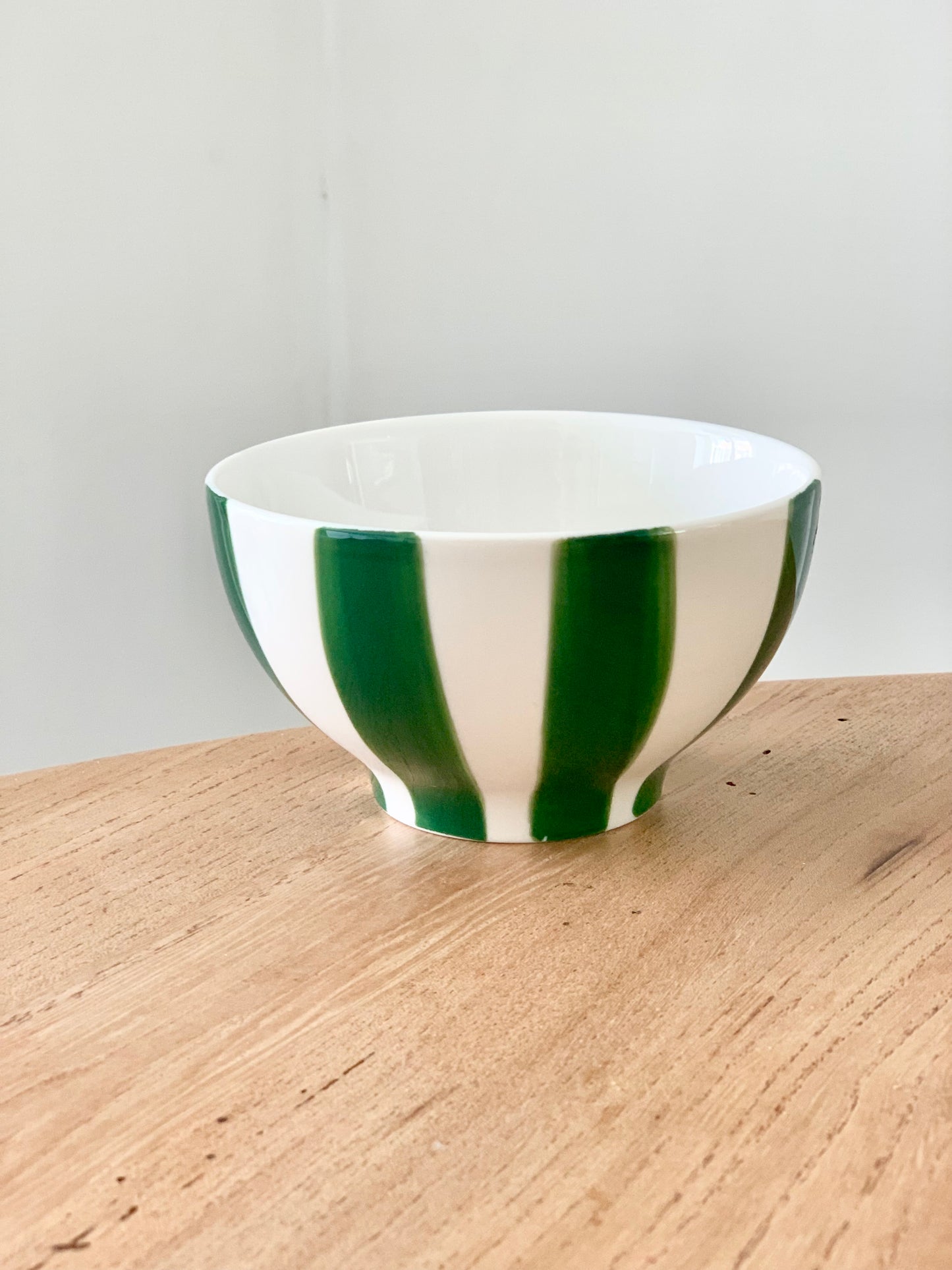 Bol rayé vert