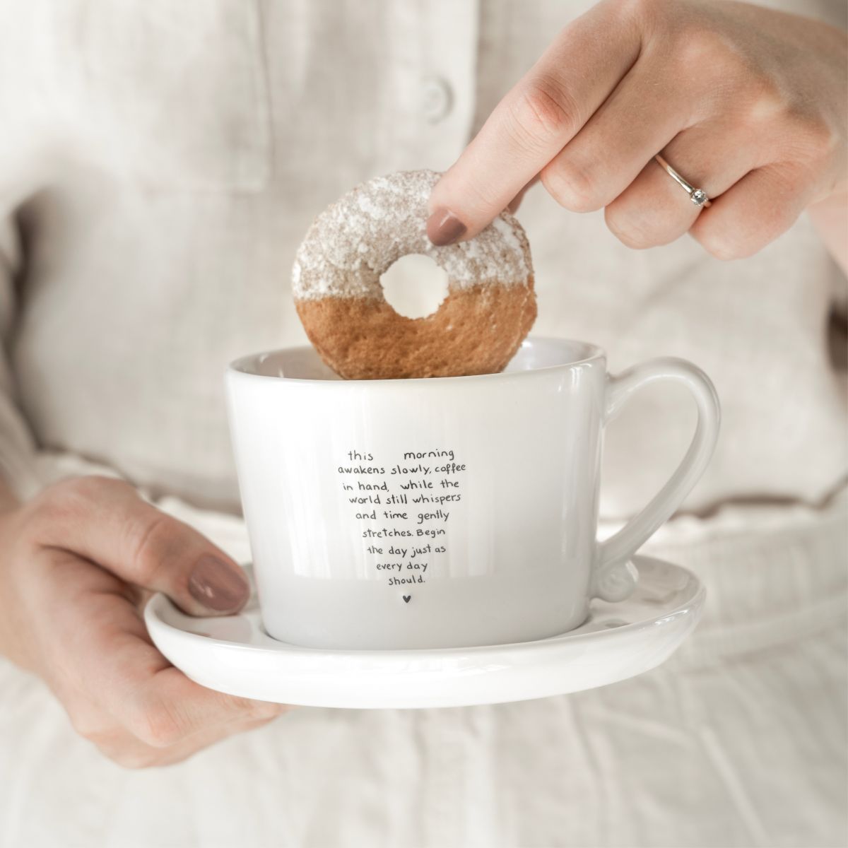 Mug heart in words